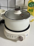 美的（Midea）电煮锅 电火锅 电热锅 电炒锅 分体式可拆洗 2.6L小电锅 学生宿舍多功能锅泡面锅 XZC2088S 配蒸笼 实拍图