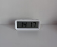 MUJI数字钟 家用电子时钟 桌面时钟 白色 小 实拍图