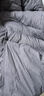 鸭鸭（YAYA）轻薄羽绒服男短款秋冬新款男士立领保暖防寒轻便外套KX 浅灰色 2XL 185 实拍图