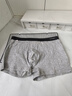 南极人男士内裤男式纯棉平角裤头抗菌防螨透气四角男生短裤衩4条XL 实拍图