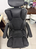 科幻猩电竞椅电脑游戏椅舒服久坐家用椅子办公椅可躺可升降椅座椅躺椅 超纤皮-黑色+头枕+脚踏+海绵坐垫-钢制脚 滑轨扶手 实拍图