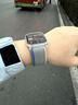 Apple/苹果WatchS11智能手表GPS款46毫米银色铝金属表壳雾紫色运动型表带M/L-联通补贴 实拍图