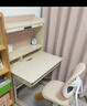 京东京造儿童书桌学习桌椅专用3-18岁写字桌【进口实木小户型】80cm粉 实拍图