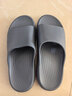 京东京造【3.5cm踩屎感】eva厚底拖鞋男士防臭休闲凉拖鞋 碳灰 44-45 实拍图