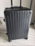 京东京造无界铝框20英寸行李箱男女 拉杆箱密码箱登机皮箱明日达 黑明日达 实拍图