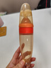 COOKSS婴儿米糊软勺奶瓶挤压式喂养硅胶宝宝辅食工具米粉喂食神器活力橙 实拍图