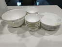 锦秋堂景德镇陶瓷骨瓷饭碗 高脚碗 不烫手家用米饭碗  单件散件结婚送礼 4.5英寸高脚饭碗 实拍图