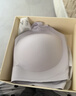 嫚熙（EMXEE）太空反重力孕妇哺乳内衣聚拢防下垂孕期产后专用喂奶文胸春夏 柔灰紫【太空Bra 反重力系列】 M 实拍图