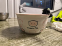 釉下彩可爱卡通碗碟套装家用高颜值陶瓷碗筷盘餐具 小猪碗4碗 4件套 实拍图