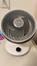 夏普小风铃空气循环扇电风扇家用小型风扇桌面台式静轻音99档风速抑菌大风量一级能效PJ-CA230A-C 实拍图