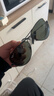雷朋（RayBan）经典飞行员系列太阳镜开车骑行墨镜男女户外眼镜0RB3025礼物 002/58黑色镜框偏光镜片 尺寸62 实拍图