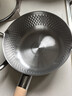 神田日本雪平锅不锈钢小奶锅热奶锅煮面泡面锅宝宝婴儿辅食锅进口汤锅 雪平锅（含玻璃盖） 20cm 实拍图