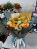 艾斯维娜鲜花速递向日葵混搭花束生日礼物全国同城配送 向日葵香槟韩式花束 实拍图