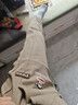 大嘴猴（paul frank）裤子男士春季休闲裤男裤宽松运动小脚束脚卫裤男 卡其色加绒 2XL 实拍图