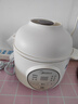美的（Midea）电炖锅1-2人电炖盅隔水炖锅家用燕窝炖盅陶瓷炖汤盅电炖锅婴儿辅食小炖锅煲汤电炖锅电砂锅煲汤锅 1L 【1L=3碗 升级带蒸笼】DZE1068 实拍图