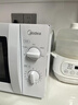 美的（Midea）【给老家送年货东哥同款】快捷微波炉 家用小型 360°转盘加热 旋钮操控 易洁内胆（M1-L213B） 实拍图