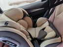 Heekin德国 儿童安全座椅汽车用0-4-12岁婴儿宝宝360度旋转ISOFIX硬接口 尊享灰(遮阳棚+上拉带+侧保护) 实拍图
