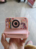 qdrone For the Good Moments拍立得儿童照相机可拍照直接出打印照片7-14岁6玩具女孩生日礼物 粉【彩色打印+闪光灯+128G+5卷+精美礼盒+背带】 3-6岁儿童相机可打印彩 实拍图