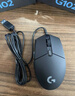 罗技（G）G102第二代游戏鼠标 RGB流光灯效鼠标 轻量化  游戏级8000DPI传感器 黑色 200-8000DPI 实拍图