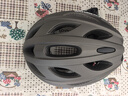洛克兄弟 骑行头盔带风镜山地公路自行车头盔男女一体成型炫彩安全帽 钛色 ：58-62cm 灰色镜片 实拍图