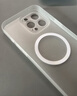 第一卫DIVI【超薄0感】适用苹果17手机壳iphone17保护套镜头全包超薄防摔磨砂半透明防摔高端磁吸壳白 实拍图