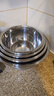 炊大皇 不锈钢盆筛五件套304钢加大加厚洗菜盆沥水和面盆沙拉拌菜调料盆 实拍图
