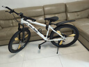 JEEP吉普山地车自行车学生成人减震碟刹通勤变速越野青少年巡航者C800 巡航者-一体轮-钢琴白 26寸(建议身高156-180cm) 24速运动版 实拍图