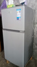 美的（Midea）112L两门小冰箱灰色双温小冰箱迷你家用宿舍租房灵活摆放节能低音深冷速冻 BCD-112CM 实拍图