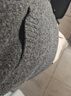 优衣库男女装souffle yarn舒芙蕾针织开衫/毛衣毛衫480023 08 深灰色 3XL 实拍图
