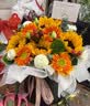 冉子花坊鲜花速递同城配送向日葵混搭抱抱桶玫瑰花篮送女友生日礼物真鲜花 【随机卡片 无内容默认无卡片 单拍不发货】 实拍图