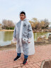 牧萌（moremerry）儿童雨衣男女童学生上学带书包位雨披 格兰熊 5XL  实拍图