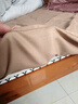 京东京造100%纯棉四件套 床上用品抑菌全棉床单被套200*230cm1.5/1.8米床 咖色 实拍图