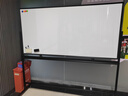 得力高端系列支架式一键翻转白板180*90cmH型架可移动白板双面磁性家用教学办公会议黑板白板 实拍图