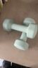 Keep哑铃彩色浸塑环保男女1-10kg家用健身器材全身塑形薄荷绿1.5kg*2 实拍图