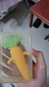 蒂乐婴儿防惊跳手握圈硅胶胡萝卜手摇铃玩具可牙咬胶入口宝宝安抚 胡萝卜【食品级硅胶】赠收纳盒 实拍图