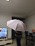 天堂伞 防紫外线晴雨伞三折 便携折叠防晒太阳伞遮阳伞两用伞银杏若芙粉 实拍图