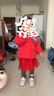 巴拉巴拉童装儿童羽绒服男童女童2025新款春装拜年服红色国风宝宝外套加厚 实拍图