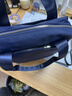 堡驰龙BOCHROUN男包商务公文包休闲尼龙牛津布手提包男耐磨单肩斜挎包 蓝色 实拍图