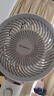 艾美特（AIRMATE）【小暴风】空气循环扇大风量摇头电风扇家用台式落地扇升级加高换气轻音柔风小风扇 FA18-X115 实拍图