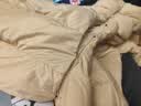 坦博尔泡芙羽绒服女短款可脱卸帽秋冬保暖厚外套TB5530520D松露橘粉165 实拍图