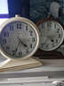 康巴丝（Compas） 座钟欧式复古钟表台式客厅摆件台钟创意卧室床头时钟大号石英钟 实拍图