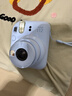 富士（FUJIFILM）instax  mini12 一次成像 立拍立得相机 mini12 绣球蓝 官方标配（无相纸及周边配件） 实拍图