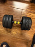 华亚（HUAYA） 哑铃男士杠铃套装可调节环保包胶手铃亚玲家用运动锻炼健身器材 一副两只总重30kg两用款【进阶健身】 实拍图