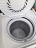 小鸭洗衣机半自动双桶双缸家用大容量小型租房宿舍波轮脱水甩干两用双杠省电老式强动力易操作以旧换新 23.5公斤 双缸 洗15+脱8.5 不锈钢内桶玻璃面板 实拍图
