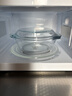 格娜斯双耳透明耐热玻璃碗大号带盖微波炉专用碗汤碗面碗沙拉碗餐具1.5L 实拍图