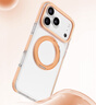 第一卫DIVI【360°支点壳丨糖果气囊】适用苹果17手机壳iphone17保护套支架磁吸充电防摔透明超薄橙色 实拍图
