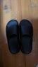 京东京造【3.5cm踩屎感】eva厚底拖鞋男士防臭休闲凉拖鞋夜色黑 42-43 实拍图