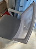 点萤 电脑椅家用弓形办公椅久坐舒适人体工学习椅大学生宿舍网布透气 DNY-84加大白框白架灰网 实拍图