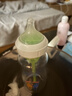 布朗博士玻璃奶瓶 0-3月新生婴儿防胀气防呛 宽口径奶瓶270ml 双兔 实拍图