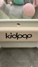 kidpop宝宝学步车可调速婴儿多功能手推车防侧翻助步车周岁礼物 奶盖白 实拍图